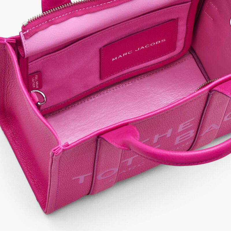 MARC JACOBS The Leather Small Tote Bag image number 14